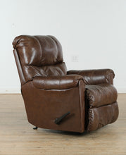 Load image into Gallery viewer, Brown Leather Rocker Recliner - Lane
