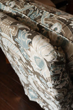Load image into Gallery viewer, Brown &amp; Aqua Patterned Slipper Chair – Furnitureland South
