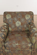 Load image into Gallery viewer, Brown Floral Arm Chair
