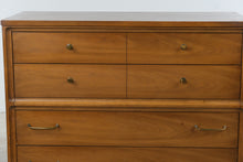 Load image into Gallery viewer, Broyhill Premier Forward 70 Mid Century Modern Walnut Chest of Drawers
