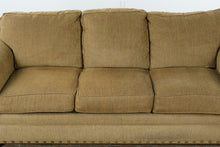 Load image into Gallery viewer, Broyhill Upholstered Sofa with Nailhead Trim – 98” Wide
