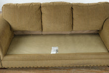 Load image into Gallery viewer, Broyhill Upholstered Sofa with Nailhead Trim – 98” Wide
