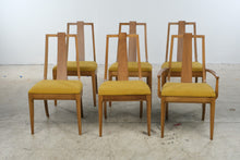 Load image into Gallery viewer, Broyhill Premier Forward 70 Mid-Century Modern Walnut Dining Set with 6 Chairs
