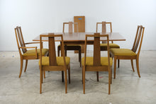 Load image into Gallery viewer, Broyhill Premier Forward 70 Mid-Century Modern Walnut Dining Set with 6 Chairs

