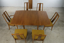 Load image into Gallery viewer, Broyhill Premier Forward 70 Mid-Century Modern Walnut Dining Set with 6 Chairs
