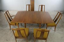 Load image into Gallery viewer, Broyhill Premier Forward 70 Mid-Century Modern Walnut Dining Set with 6 Chairs
