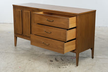 Load image into Gallery viewer, Broyhill Premier Forward 70 Mid Century Modern Walnut Dresser Credenza
