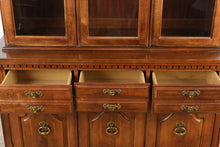 Load image into Gallery viewer, Broyhill Traditional Cherry Finish China Cabinet and Hutch with Glass Display Doors
