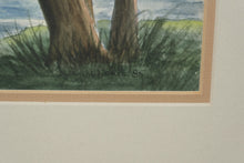 Load image into Gallery viewer, “Hidden Cascade” – Original Watercolor by John Wicker (17&quot; x 21&quot;)
