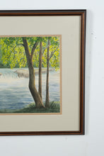 Load image into Gallery viewer, “Hidden Cascade” – Original Watercolor by John Wicker (17&quot; x 21&quot;)
