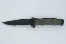 Load image into Gallery viewer, Buck Knives 655 Nighthawk Fixed Blade Knife – USA Made, Serrated Blade, Sheath, Boxed
