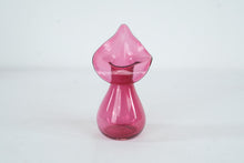 Load image into Gallery viewer, Fenton Cranberry Art Glass Jack In The Pulpit Vase 8 Inch
