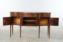 Load image into Gallery viewer, Antique Federal Revival Mahogany Serpentine Sideboard with Inlay
