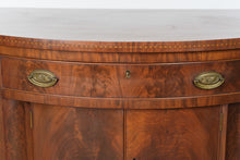 Load image into Gallery viewer, Antique Federal Revival Mahogany Serpentine Sideboard with Inlay
