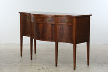 Load image into Gallery viewer, Antique Federal Revival Mahogany Serpentine Sideboard with Inlay
