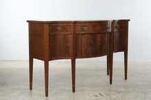 Load image into Gallery viewer, Antique Federal Revival Mahogany Serpentine Sideboard with Inlay
