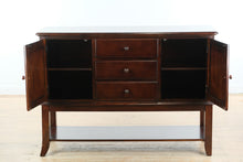 Load image into Gallery viewer, Crown Mark Merlot Collection Sideboard with Drawers &amp; Cabinet Storage
