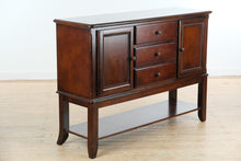 Load image into Gallery viewer, Crown Mark Merlot Collection Sideboard with Drawers &amp; Cabinet Storage
