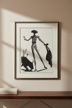Load image into Gallery viewer, Salvador Dali Bullfighter Matador Bull Signed Numbered Art Print 27 by 34

