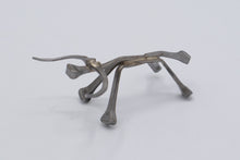 Load image into Gallery viewer, Handmade Nail Art Sculpture – Longhorn Bull Steer Folk Art Metalwork
