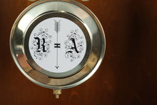 Load image into Gallery viewer, Bulova Regency-Style Wall Clock with Pendulum – Classic Mahogany Finish, Westminster Chime
