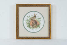 Load image into Gallery viewer, Judy Mizell Signed Numbered Bunny Print Framed Rabbit Cottage Wall Art
