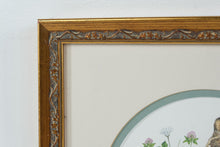 Load image into Gallery viewer, Judy Mizell Signed Numbered Bunny Print Framed Rabbit Cottage Wall Art
