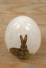 Load image into Gallery viewer, Hand-Painted Ceramic Bunny Egg Décor – 5" x 7"
