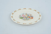 Load image into Gallery viewer, Royal Doulton Bunnykins English Bone China Child Plate ABC Blocks 8 Inch
