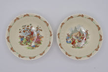 Load image into Gallery viewer, Royal Doulton Bunnykins Bowls – Pair of Nursery Ware Porcelain Bowls, England
