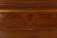 Load image into Gallery viewer, Victorian Eastlake Style Burled Walnut High-Back Full Size Bed, 72” Tall
