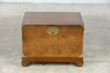 Load image into Gallery viewer, Lane Altavista Burl Wood Cedar Chest with Brass Hardware
