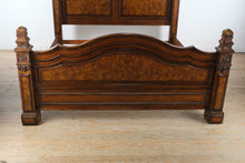 Load image into Gallery viewer, Old World Burled King Size Bed
