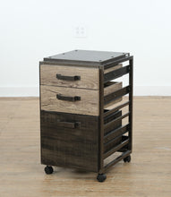Load image into Gallery viewer, Bush Furniture Refinery 3-Drawer Mobile Pedestal File Cabinet – Industrial Rustic
