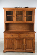 Load image into Gallery viewer, Shaker Style Solid Wood Butcher Block Buffet and Hutch
