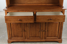 Load image into Gallery viewer, Shaker Style Solid Wood Butcher Block Buffet and Hutch
