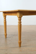 Load image into Gallery viewer, Solid Wood Farmhouse Dining Table with Turned Legs — 36" x 60"

