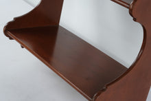 Load image into Gallery viewer, Butler 3-Tier Wall Shelf – Mahogany Finish
