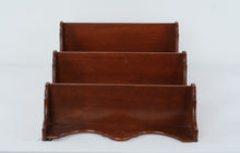 Load image into Gallery viewer, Butler 3-Tier Wall Shelf – Mahogany Finish
