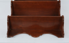 Load image into Gallery viewer, Butler 3-Tier Wall Shelf – Mahogany Finish
