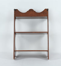Load image into Gallery viewer, Butler 3-Tier Wall Shelf – Mahogany Finish
