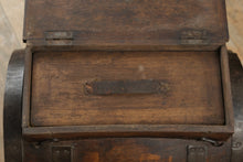 Load image into Gallery viewer, Antique European-Style Barrel Butter Churn – Hand-Crank Wooden &amp; Iron Gear Churn
