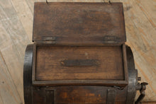 Load image into Gallery viewer, Antique European-Style Barrel Butter Churn – Hand-Crank Wooden &amp; Iron Gear Churn
