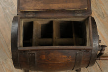 Load image into Gallery viewer, Antique European-Style Barrel Butter Churn – Hand-Crank Wooden &amp; Iron Gear Churn
