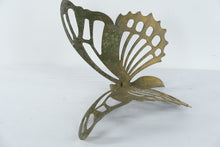 Load image into Gallery viewer, Large Metal Butterfly Garden Sculpture Rustic Patina Yard Decor 16 x 15
