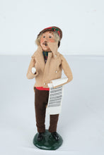 Load image into Gallery viewer, Byers Choice Caroler Victorian Man Holding Sheet Music 1988 Christmas Figure
