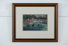 Load image into Gallery viewer, Nancy Raborn “Byron Nelson Bridge at #12” Framed Golf Course Print – Signed &amp; Numbered w/ Certificate of Authenticity
