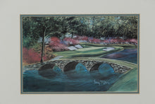 Load image into Gallery viewer, Nancy Raborn “Byron Nelson Bridge at #12” Framed Golf Course Print – Signed &amp; Numbered w/ Certificate of Authenticity
