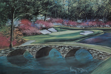 Load image into Gallery viewer, Nancy Raborn “Byron Nelson Bridge at #12” Framed Golf Course Print – Signed &amp; Numbered w/ Certificate of Authenticity
