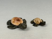 Load image into Gallery viewer, Pair of Marble Carved Turtles
